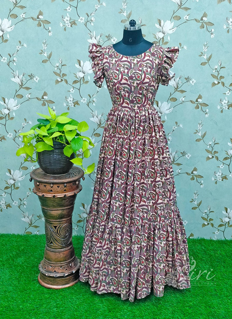 Lovely Designer Digital Print Long Frock