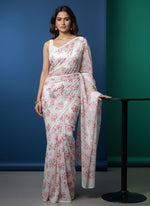 Load image into Gallery viewer, Latest Garden Vareli Printed Nara Chiffon Saree
