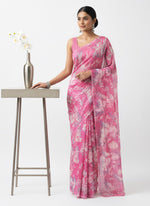 Load image into Gallery viewer, Latest Garden Vareli Printed Nara Chiffon Saree
