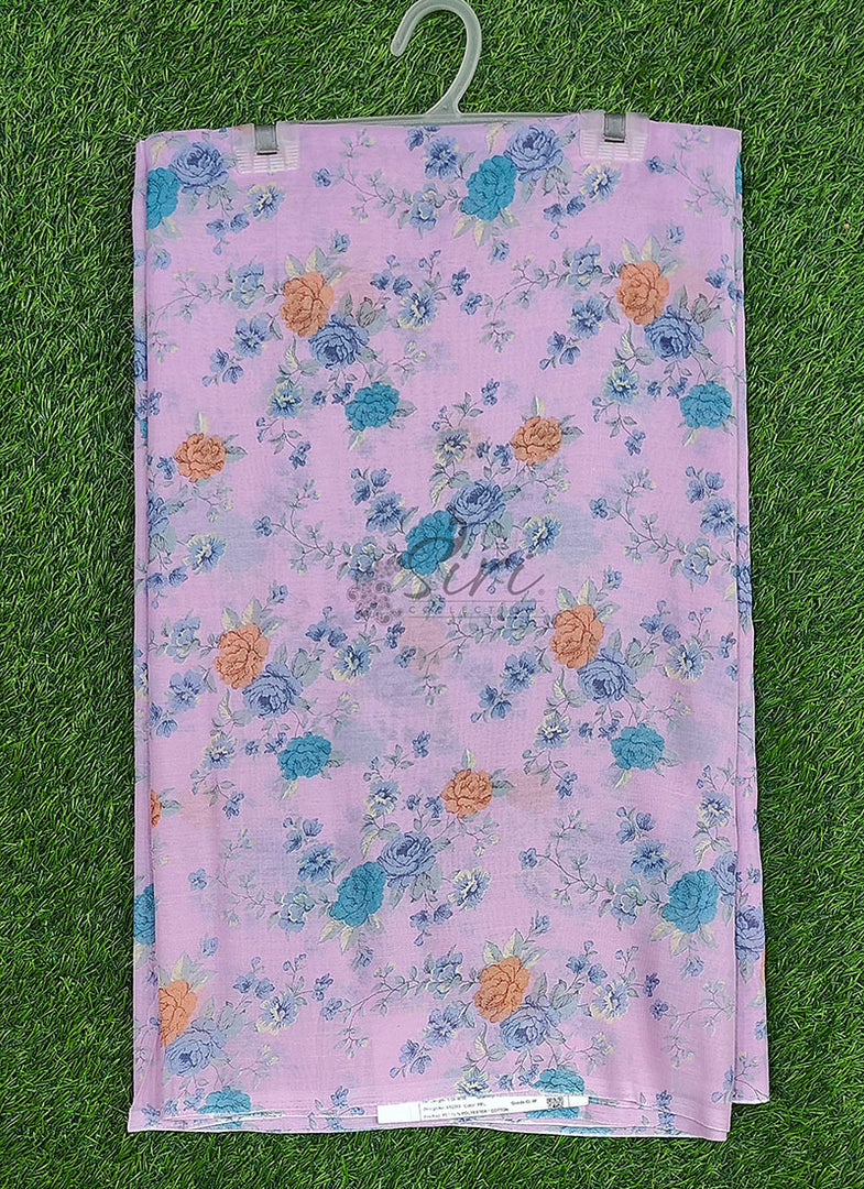 Beautiful Garden Vareli Americano Chiffon Saree