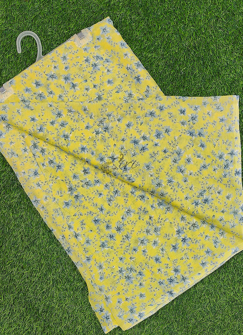 Beautiful Garden Vareli Americano Chiffon Saree