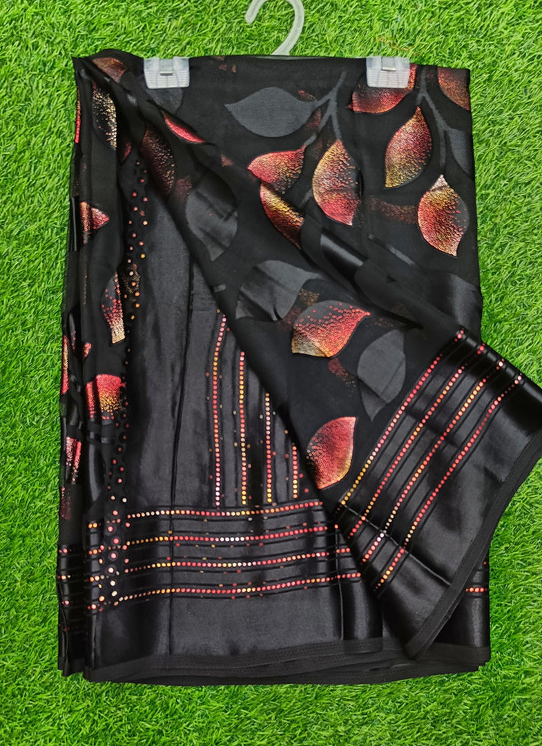 Beautiful Brasso Georgette Saree