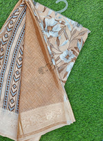 Load image into Gallery viewer, Beautiful Digital Print Crepe Saree
