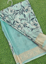 Load image into Gallery viewer, Beautiful Digital Print Crepe Saree
