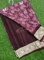 Load image into Gallery viewer, Beautiful Digital Print Crepe Saree
