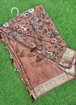 Load image into Gallery viewer, Beautiful Digital Print Viscose Crepe Saree
