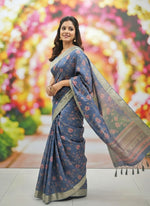 Load image into Gallery viewer, Beautiful Digital Print Viscose Crepe Saree
