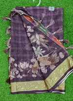 Load image into Gallery viewer, Beautiful Digital Print Viscose Crepe Saree
