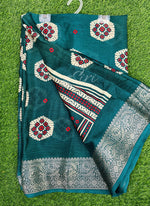 Load image into Gallery viewer, Festive Printed Fancy Chinon Crepe Saree
