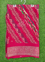 Load image into Gallery viewer, Festive Printed Fancy Chinon Crepe Saree

