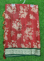 Load image into Gallery viewer, Beautiful Digital Print Viscose Crepe Saree

