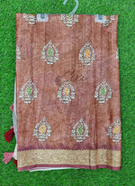 Load image into Gallery viewer, Beautiful Digital Print Viscose Crepe Saree
