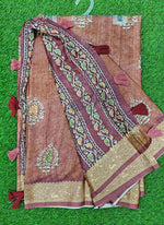 Load image into Gallery viewer, Beautiful Digital Print Viscose Crepe Saree
