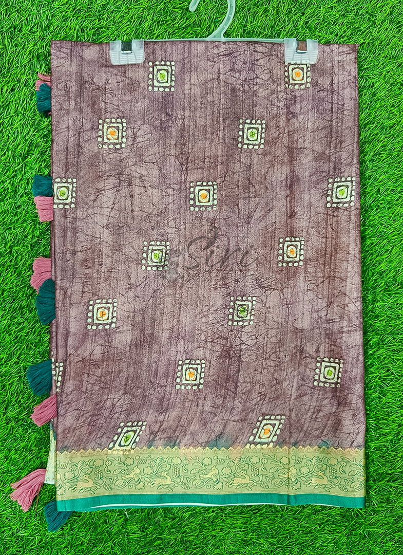 Beautiful Digital Print Viscose Crepe Saree
