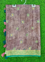 Load image into Gallery viewer, Beautiful Digital Print Viscose Crepe Saree
