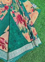 Load image into Gallery viewer, Beautiful Chinon Crepe Saree in Digital Print
