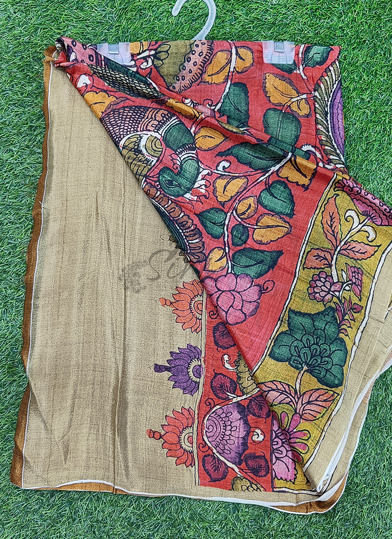 Siri Collections Beautiful Digital Print Premium Chinon Crepe Saree