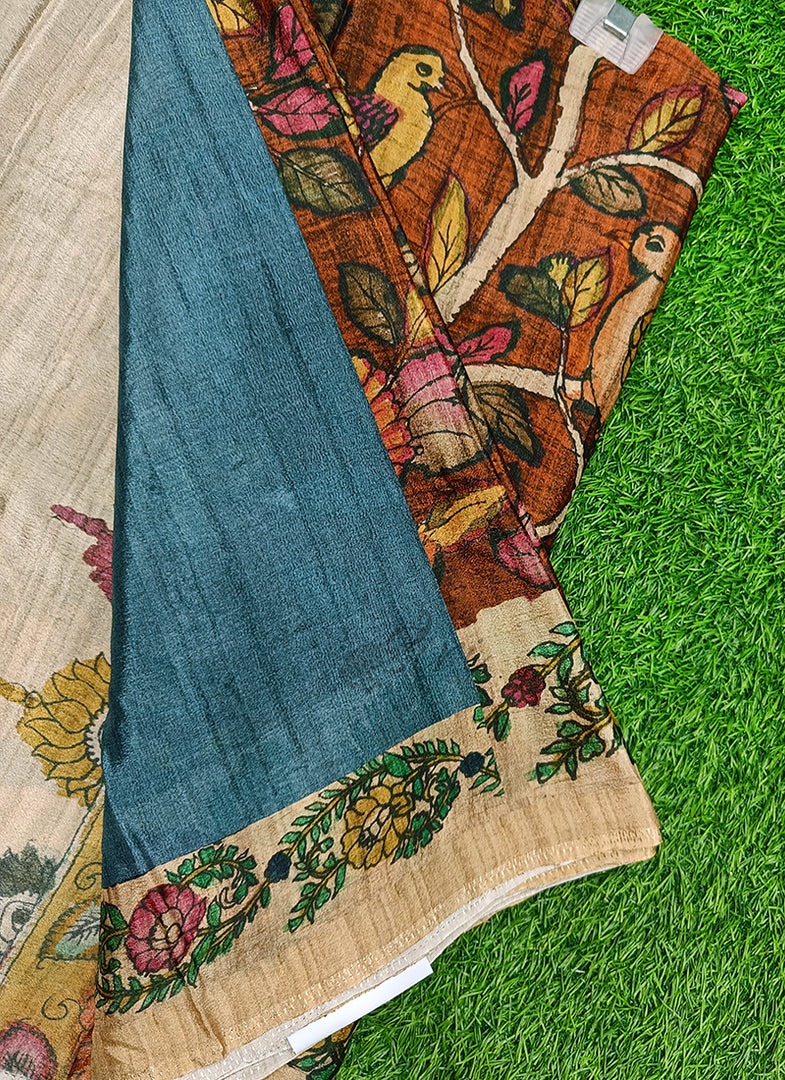 Siri Collections Beautiful Digital Print Premium Chinon Crepe Saree