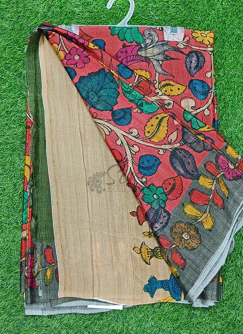 Siri Collections Beautiful Digital Print Premium Chinon Crepe Saree