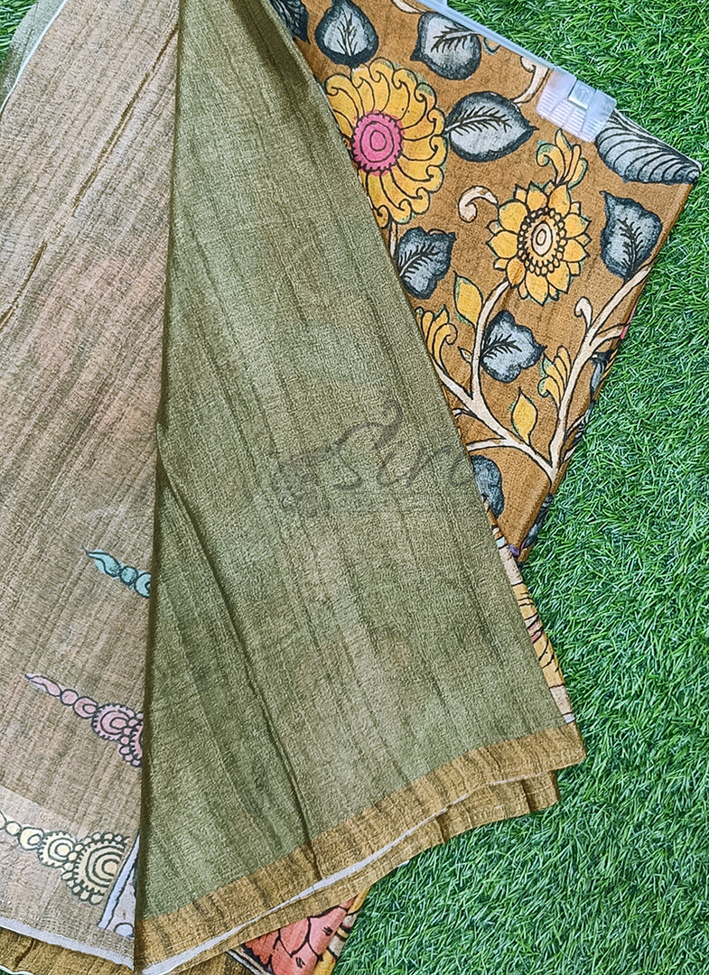 Siri Collections Beautiful Digital Print Premium Chinon Crepe Saree