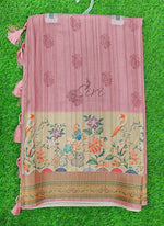 Load image into Gallery viewer, Beautiful Digital Print Tussar Silk Saree
