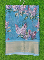 Load image into Gallery viewer, Lovely Soft Crepe Organza Saree in Digital Print
