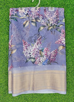 Load image into Gallery viewer, Lovely Soft Crepe Organza Saree in Digital Print
