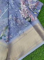 Load image into Gallery viewer, Lovely Soft Crepe Organza Saree in Digital Print
