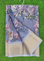 Load image into Gallery viewer, Lovely Soft Crepe Organza Saree in Digital Print
