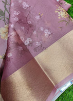 Load image into Gallery viewer, Lovely Soft Crepe Organza Saree in Digital Print
