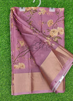 Load image into Gallery viewer, Lovely Soft Crepe Organza Saree in Digital Print
