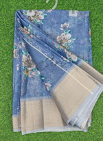 Load image into Gallery viewer, Lovely Soft Crepe Organza Saree in Digital Print
