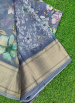 Load image into Gallery viewer, Lovely Soft Crepe Organza Saree in Digital Print
