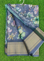 Load image into Gallery viewer, Lovely Soft Crepe Organza Saree in Digital Print
