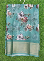 Load image into Gallery viewer, Lovely Soft Crepe Organza Saree in Digital Print
