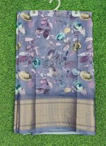 Load image into Gallery viewer, Lovely Soft Crepe Organza Saree in Digital Print
