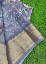 Load image into Gallery viewer, Lovely Soft Crepe Organza Saree in Digital Print
