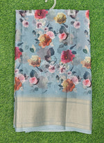 Load image into Gallery viewer, Lovely Soft Crepe Organza Saree in Digital Print
