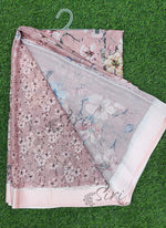 Load image into Gallery viewer, Beautiful Digital Print Floral Georgette Saree