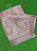 Load image into Gallery viewer, Beautiful Digital Print Floral Georgette Saree
