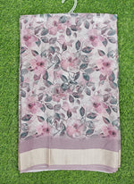 Load image into Gallery viewer, Lovely Digital Print Moss Georgette Saree
