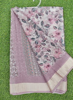 Load image into Gallery viewer, Lovely Digital Print Moss Georgette Saree
