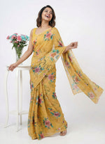 Load image into Gallery viewer, Lovely Digital Print Crush Saree