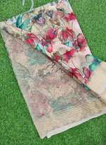 Load image into Gallery viewer, Digital Print Moss Georgette Saree
