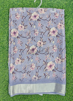 Load image into Gallery viewer, Lovely Digital Print Moss Georgette Saree
