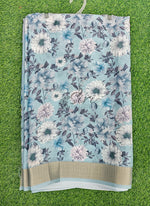 Load image into Gallery viewer, Lovely Digital Print Moss Georgette Saree
