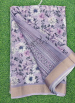 Load image into Gallery viewer, Lovely Digital Print Moss Georgette Saree
