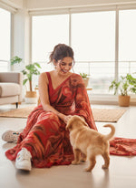 Load image into Gallery viewer, Latest Digital Print Crepe Georgette Saree
