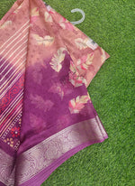 Load image into Gallery viewer, Lovely Printed Georgette Saree in Self Design
