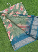 Load image into Gallery viewer, Lovely Printed Georgette Saree in Self Design
